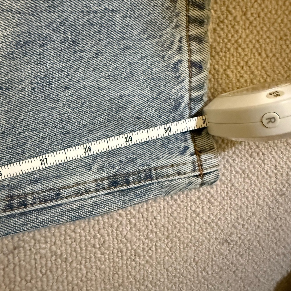 NWT Fashion Nova Crossover Straight Leg Jeans - Light Blue Wash sz 15 - Picture 8 of 8
